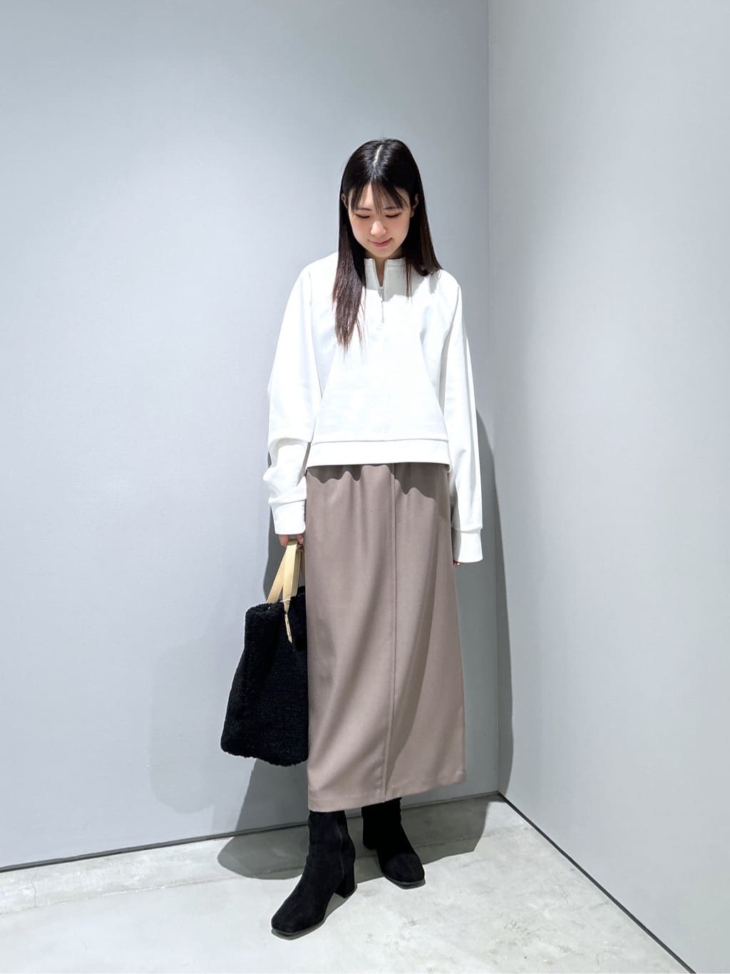 Renoさんの「INDIVI｜ボアトート」を使ったコーディネート