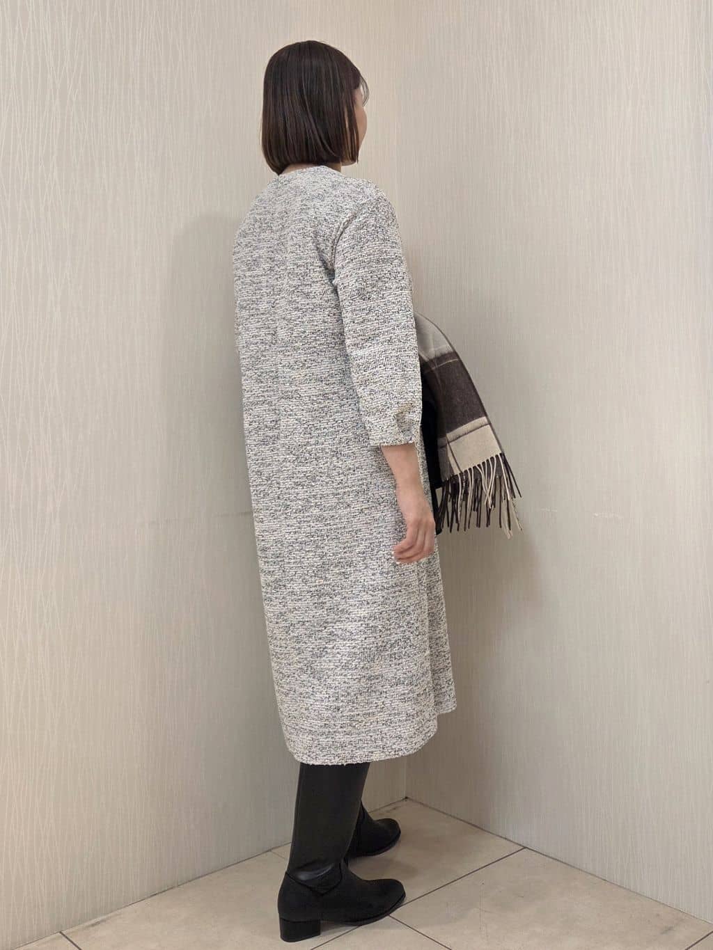 naokoさんの「UNTITLED｜【ミディ丈/軽やか】セミラグランリバー コート」を使ったコーディネート