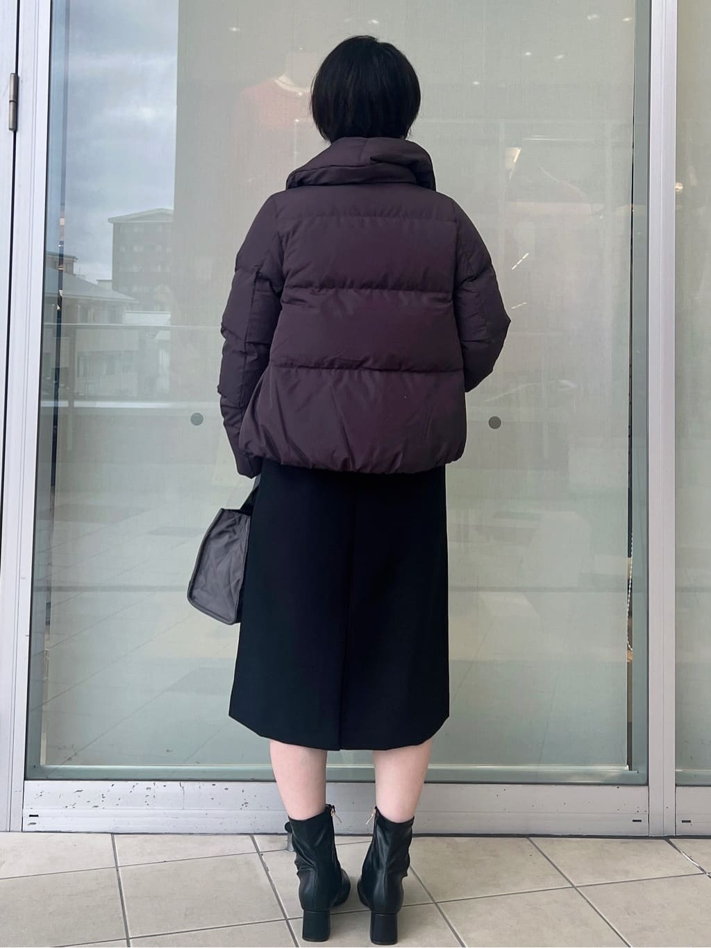yo-koさんの「OPAQUE.CLIP｜KAWADAダウンショートコート【撥水／洗濯機OK／静電気防止裏地】《XS～LL》」を使ったコーディネート