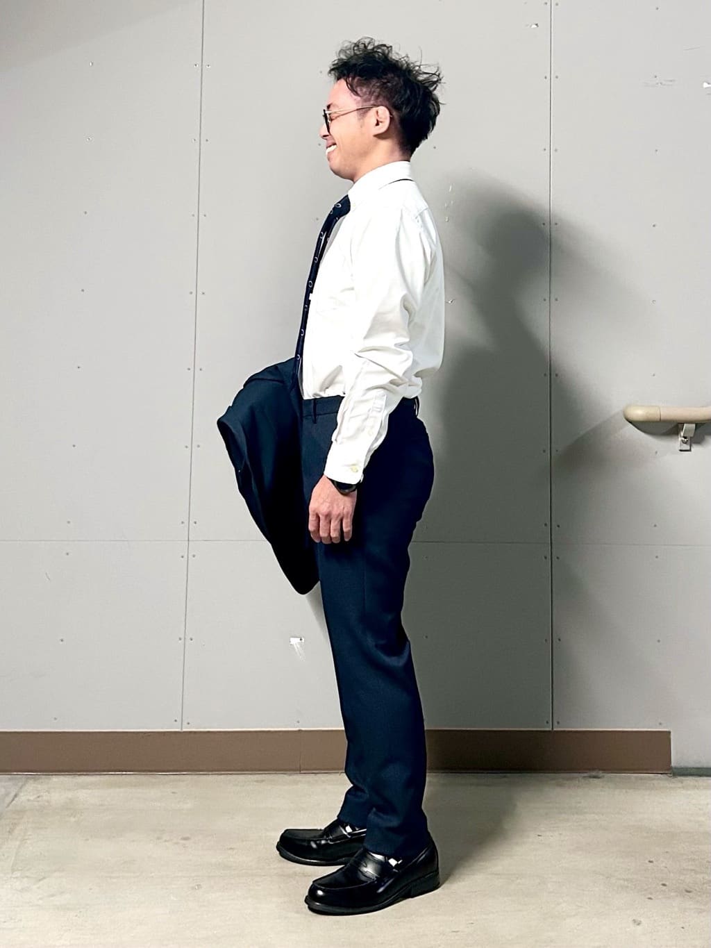 KENJI Iさんの「THE SHOP TK｜【セットアップ可/防シワ/洗濯機OK】AVANT WOOLYグレンチェックジャケット」を使ったコーディネート