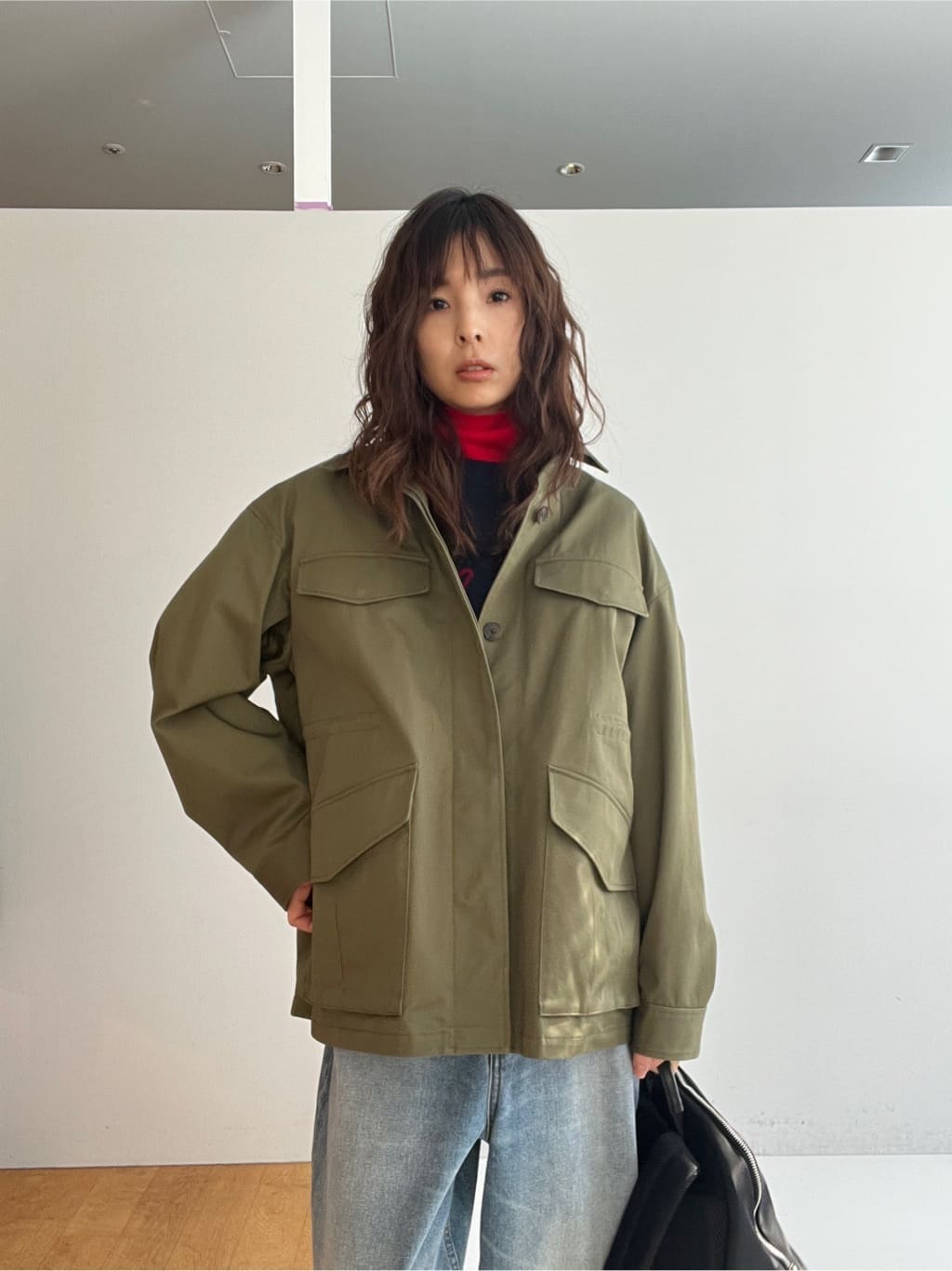 misaさんの「DRESSTERIOR｜【ウォッシャブル】コンパクトコットンミリタリーブルゾン」を使ったコーディネート