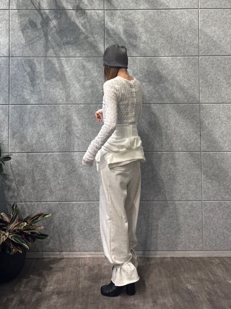 designer yukaさんの「CODE A｜sheer basic tee」を使ったコーディネート