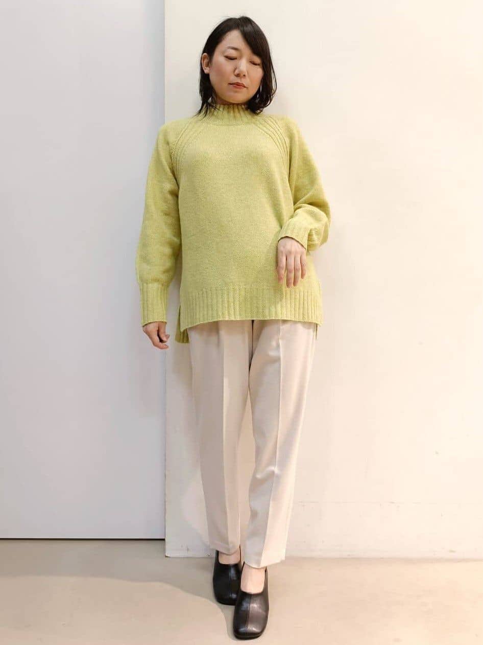 あんさんの「THE SHOP TK｜ジャージメルトンスタンドカラーコート」を使ったコーディネート