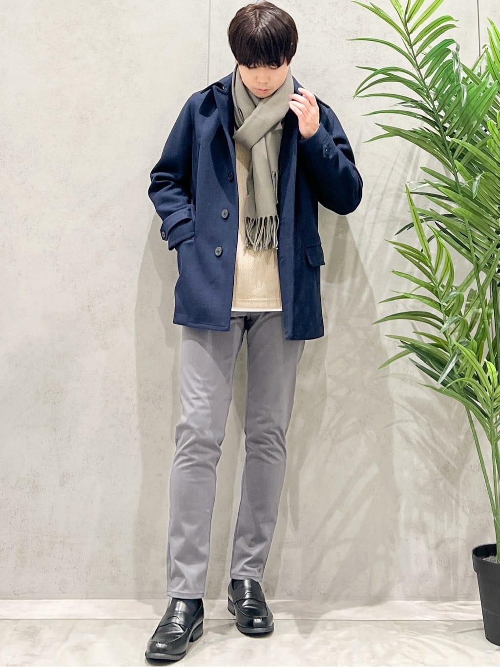 SHI-MAさんの「THE SHOP TK｜ウーリックシングルPジャケット」を使ったコーディネート
