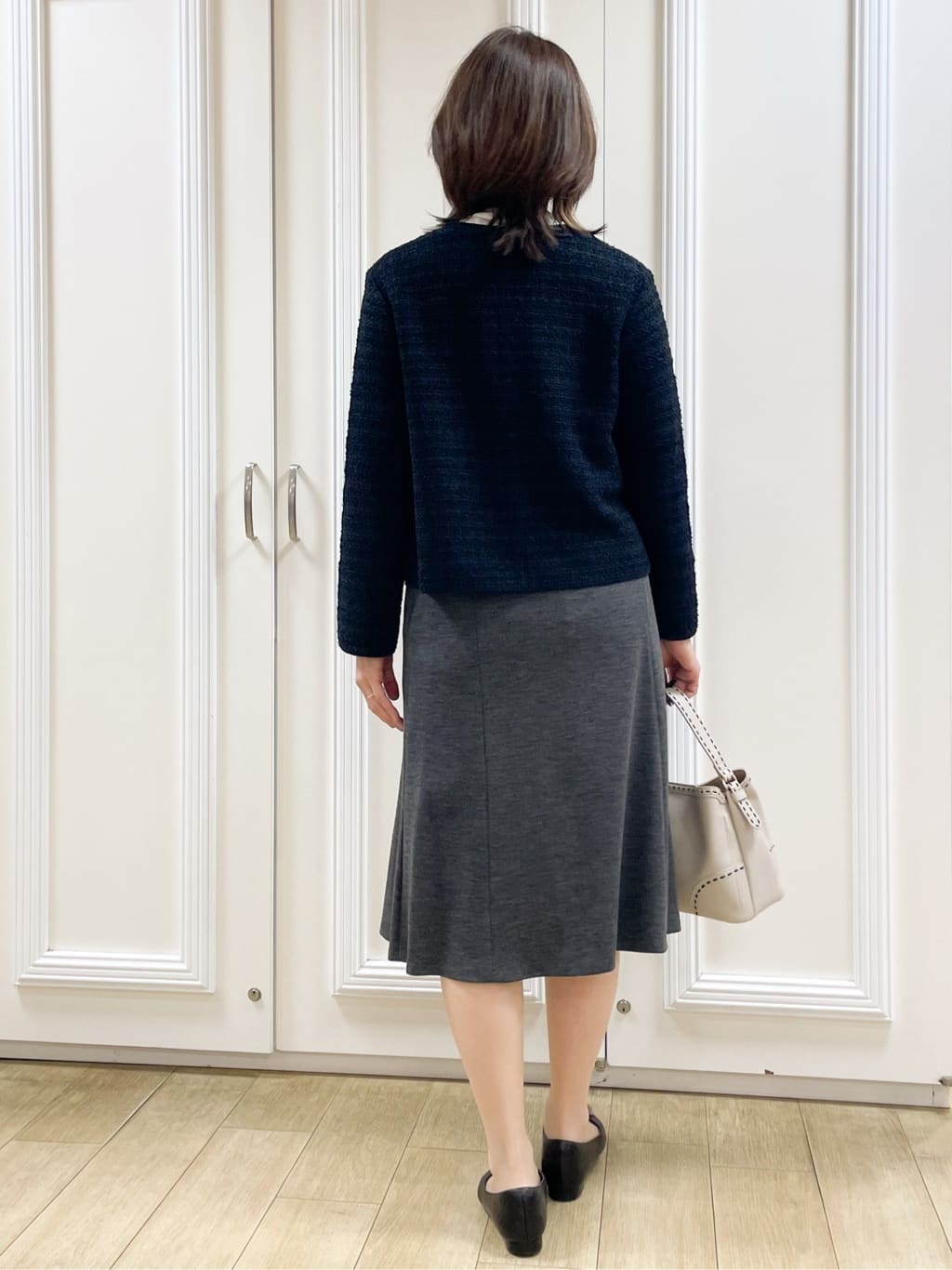 めいさんの「Reflect｜【ライトアウター／ゆったりシルエット／気軽な羽織に◎】ドライタッチカーディガン」を使ったコーディネート
