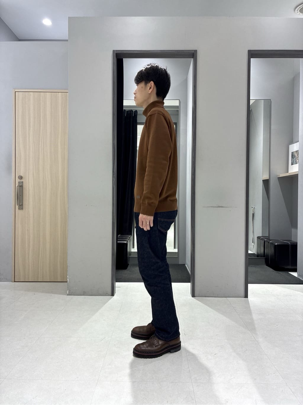 わいずみさんの「TAKEO KIKUCHI｜カラーコンビ ダウンブルゾン」を使ったコーディネート