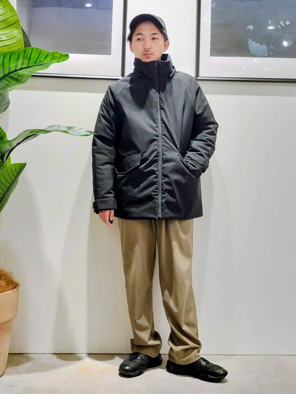 takutoさんの「THE SHOP TK｜【軽くて、暖かい】SORONA／ソロナ 中綿ブルゾン 防風/軽量/洗濯機OK/フード脱着可」を使ったコーディネート