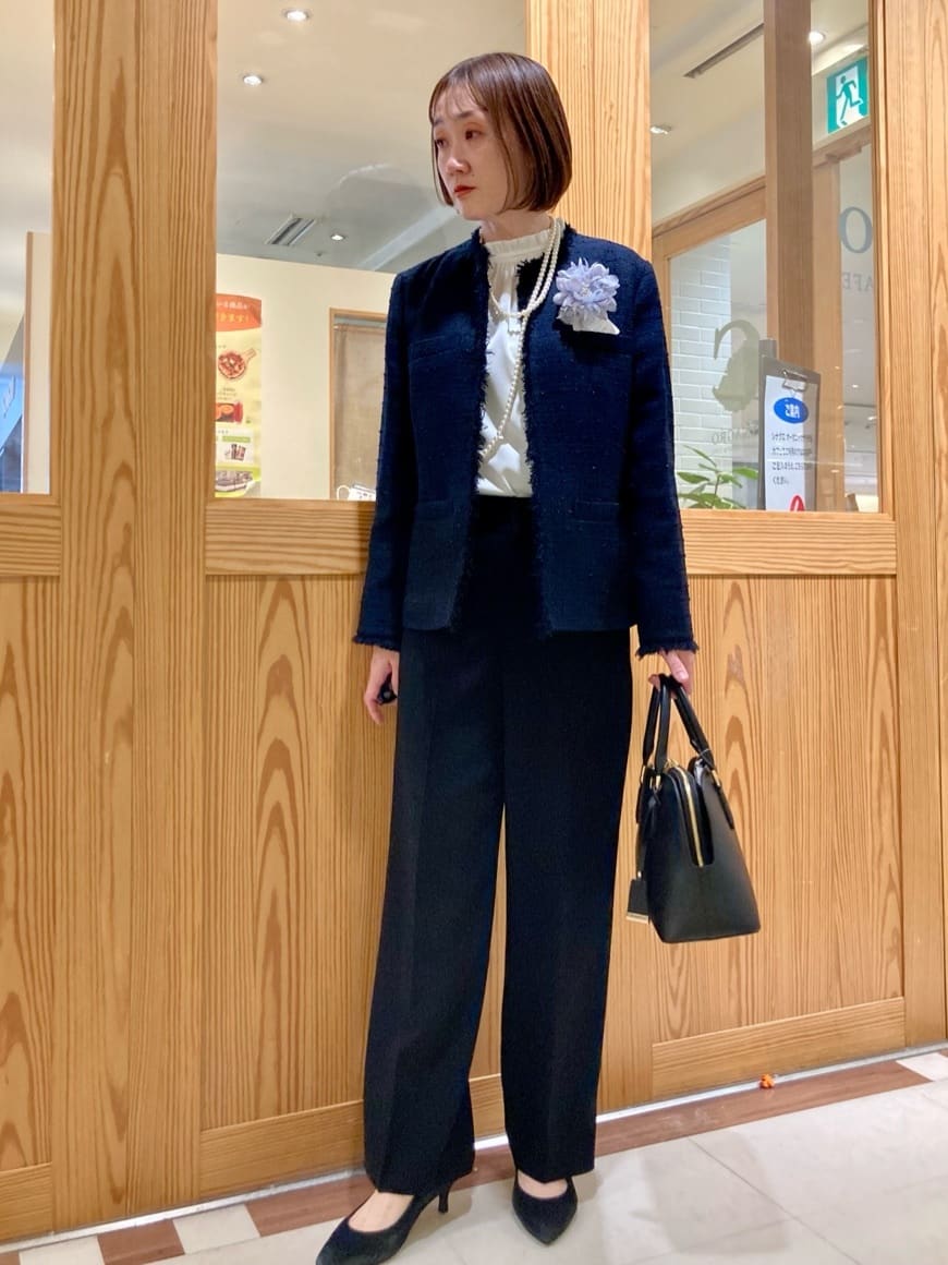 ゆうさんの「UNTITLED｜【仕事着/スーツ】ファンシーツイード ジャケット」を使ったコーディネート