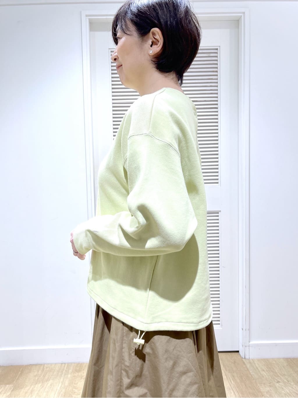 Miyazakiさんの「Dessin｜【2WAY/洗える】中綿キルトコート」を使ったコーディネート