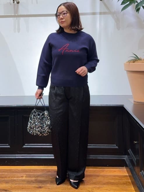 Asamiさんの「DRESSTERIOR｜◆アニージャカードニット」を使ったコーディネート