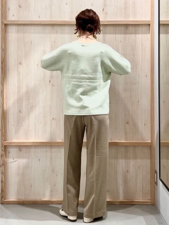 nakoさんの「THE SHOP TK｜【S-XLサイズ/選べる6色】どこから見ても美しい ガーターニット/洗濯機OK」を使ったコーディネート