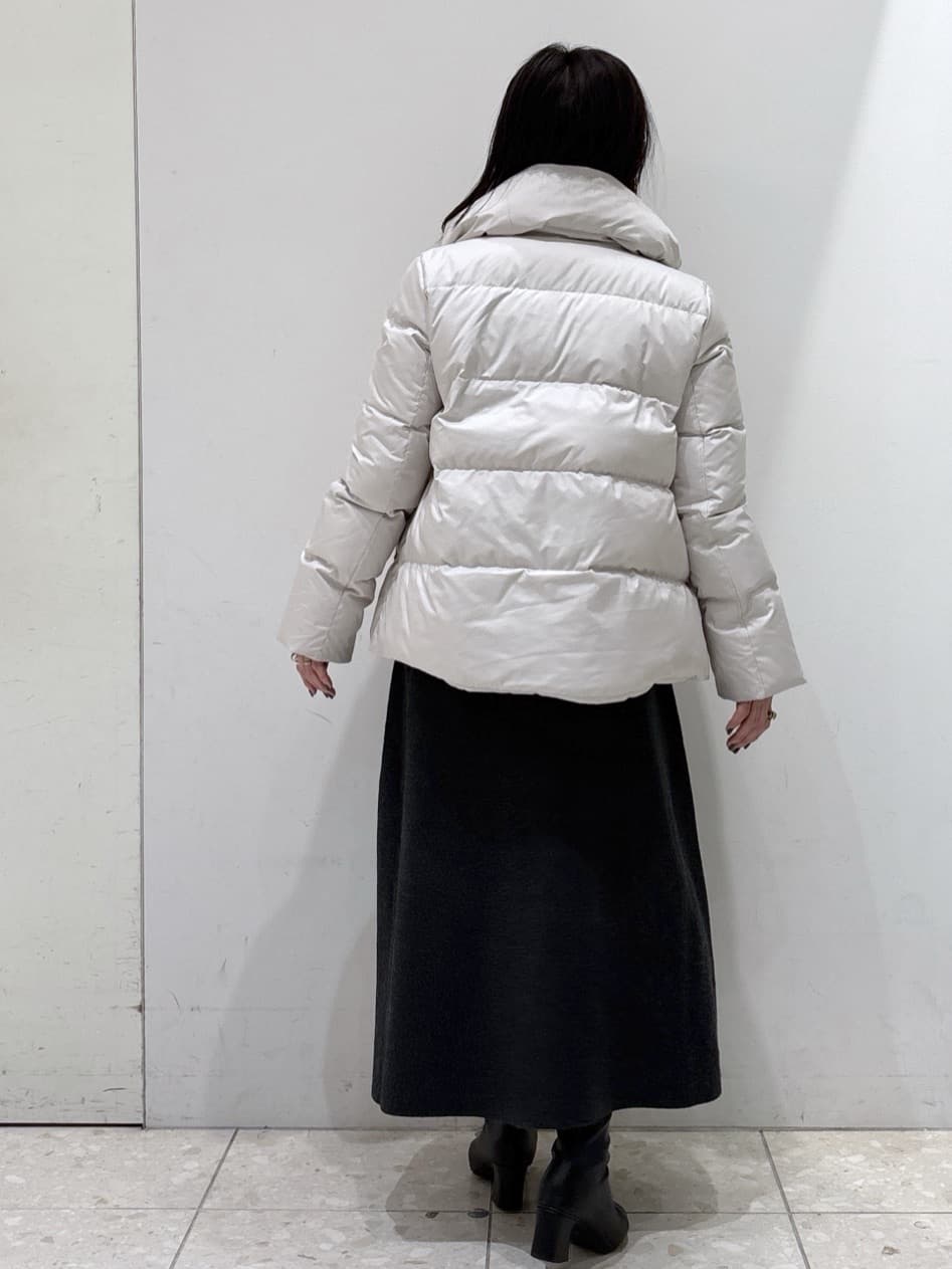 mameさんの「OPAQUE.CLIP｜撥水ショートダウン【防風／抗菌防臭／洗濯機洗い可】《SS～LL》」を使ったコーディネート