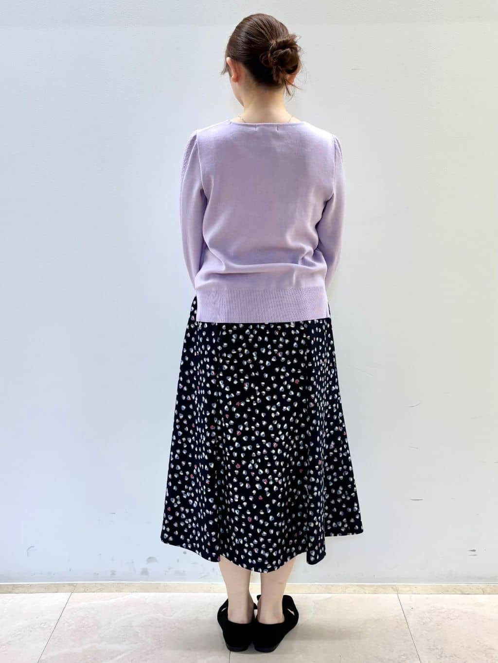Satoさんの「Reflect｜【選べる8色／スカートにもパンツにも◎】ウール混ボートネックニット」を使ったコーディネート