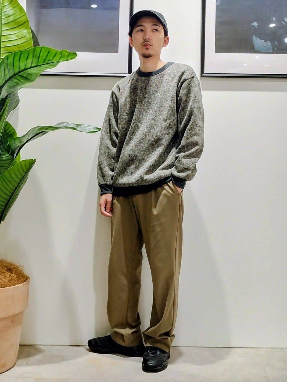 takutoさんの「THE SHOP TK｜【裏起毛で暖かい】レトロフリーススウェット 洗濯機OK」を使ったコーディネート