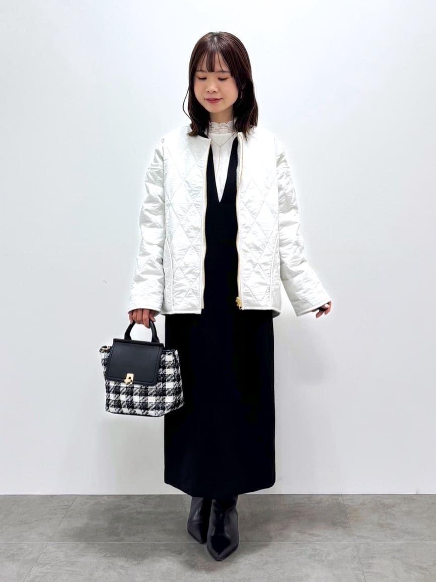 kozuさんの「index｜キーネックジャンスカ【洗濯機OK／防シワ／イージーアイロン】」を使ったコーディネート