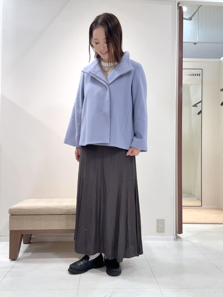 YUIさんの「UNTITLED｜【着回しが効く／オンオフアウター】ウールショートコート」を使ったコーディネート