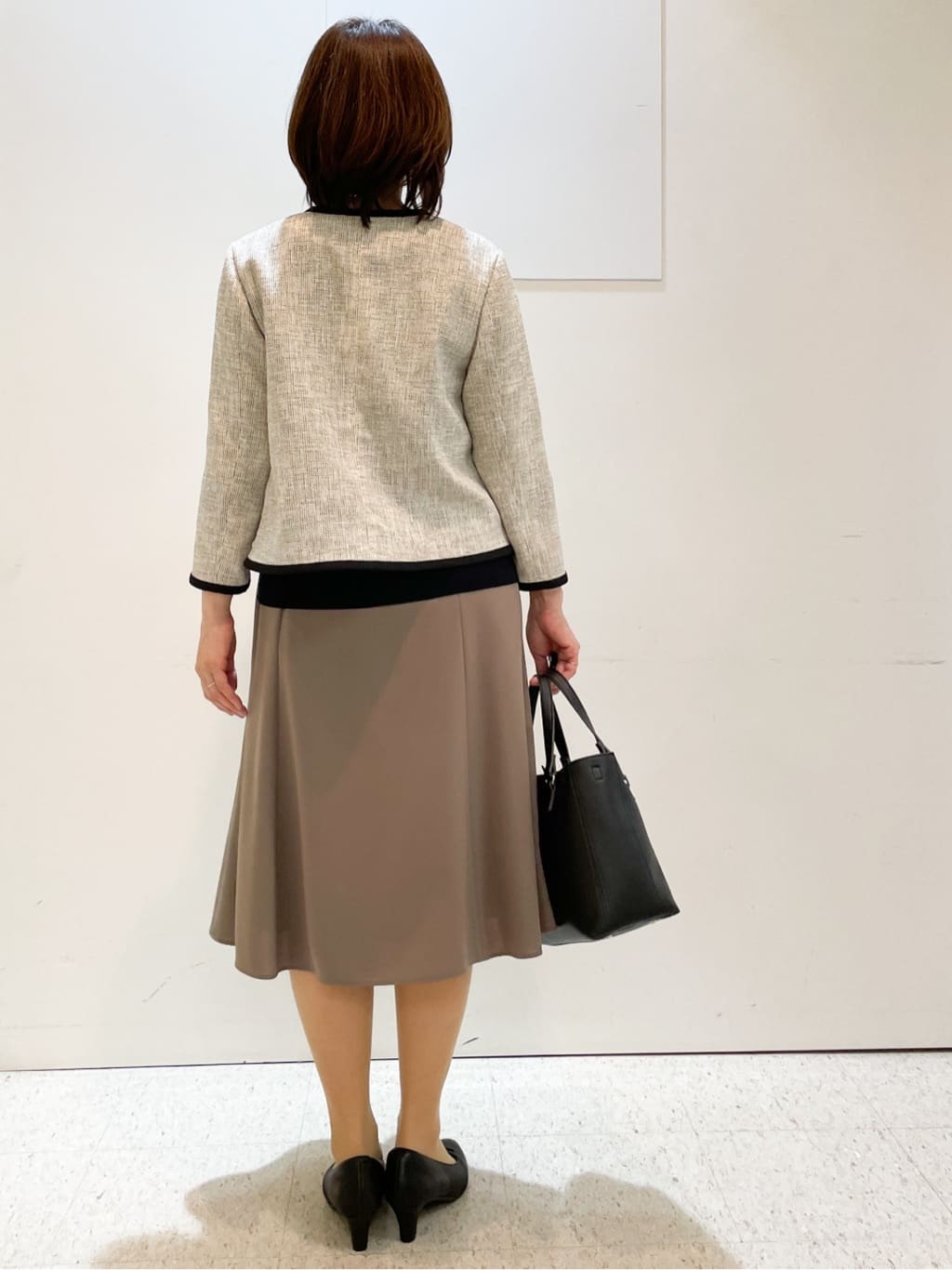めいさんの「Reflect｜【軽い着心地】メッシュツイードジャケット」を使ったコーディネート