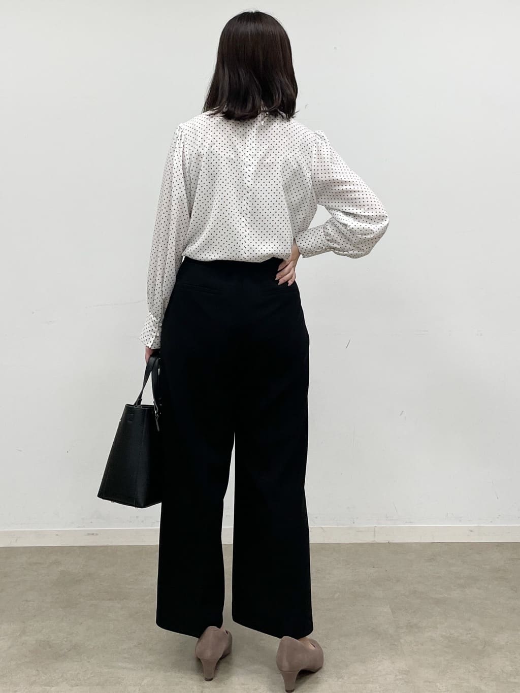 yukariさんの「Reflect｜【SS-4Lサイズ】ドットプリントブラウス」を使ったコーディネート