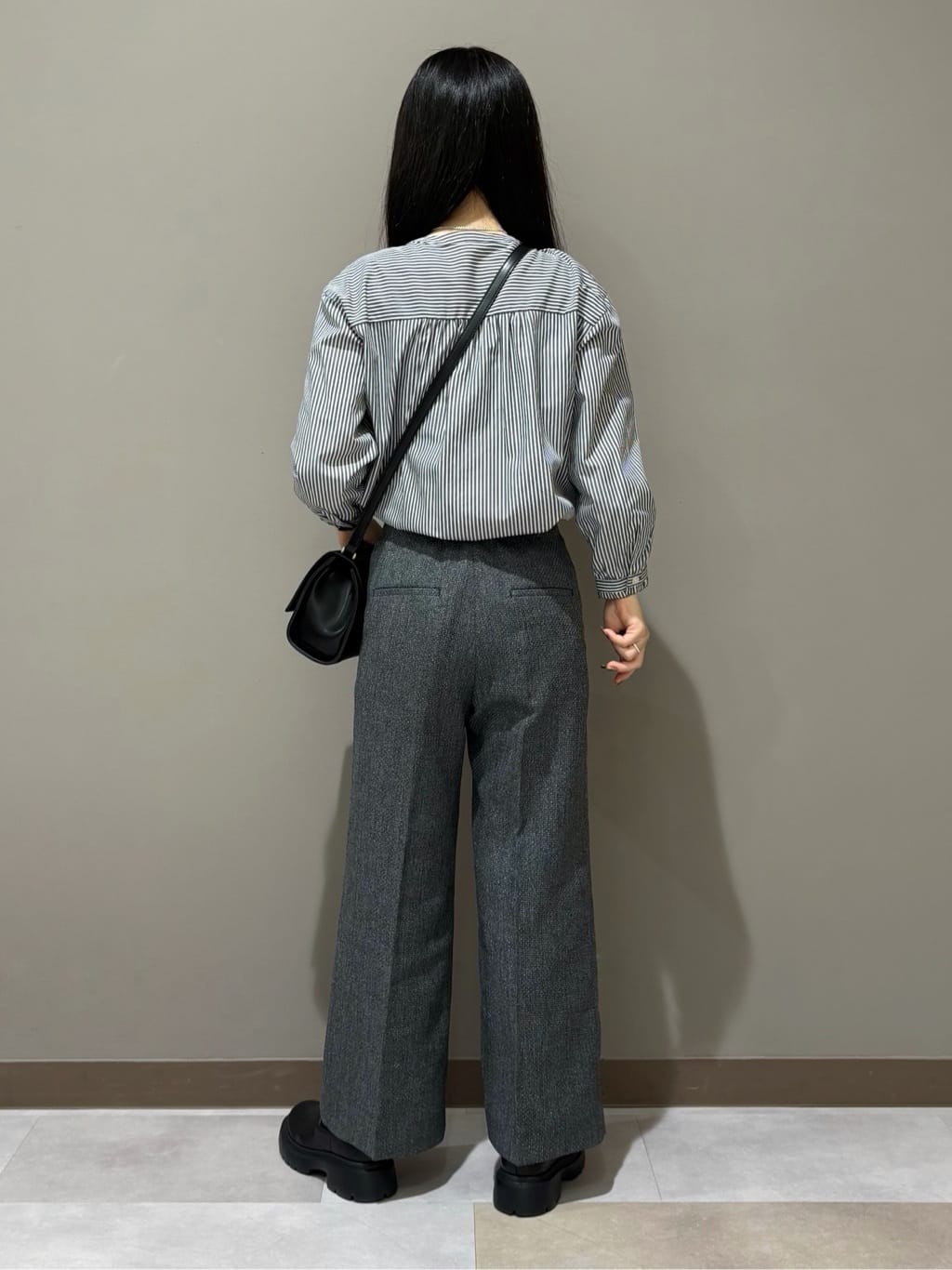 KEIKOさんの「INDIVI｜【洗える】胸元タックフリル長袖ブラウス」を使ったコーディネート