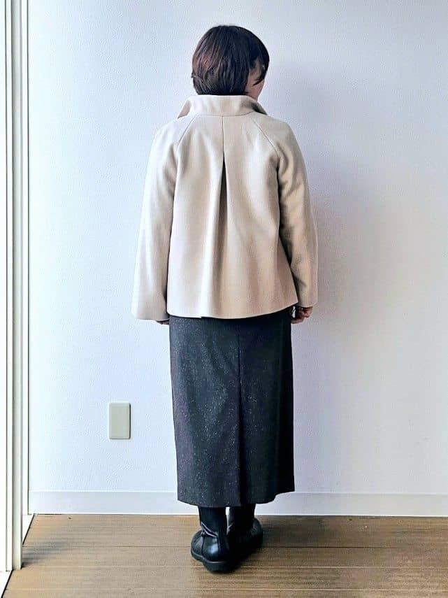 やじまさんの「UNTITLED｜【着回しが効く／オンオフアウター】ウールショートコート」を使ったコーディネート