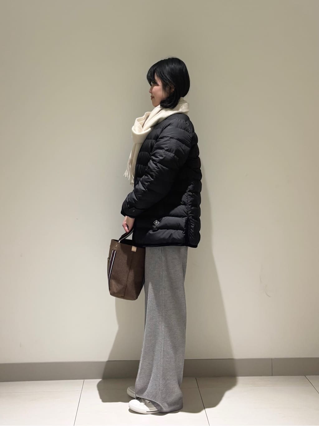 mayuさんの「Dessin｜【撥水・2WAY】ミュラーダウンコートミドル丈」を使ったコーディネート