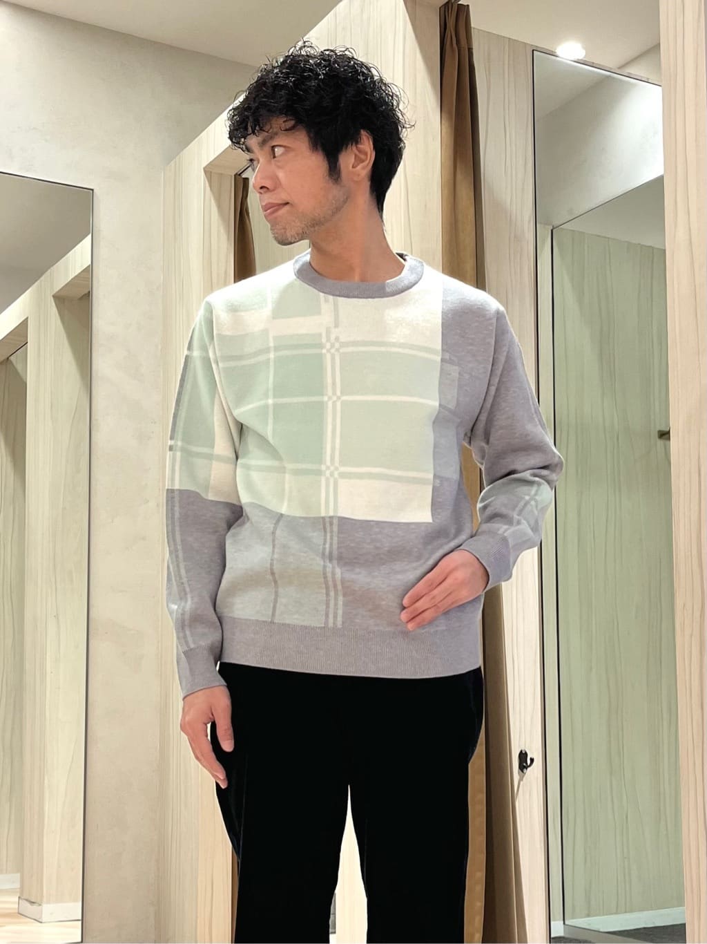 URAさんの「TAKEO KIKUCHI｜【None Of Stress】ストレッチ ダウンブルゾン」を使ったコーディネート