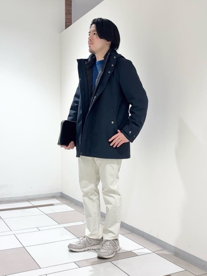 及川さんの「TAKEO KIKUCHI｜【3WAY】ドビー ダウンライナー付ブルゾン」を使ったコーディネート