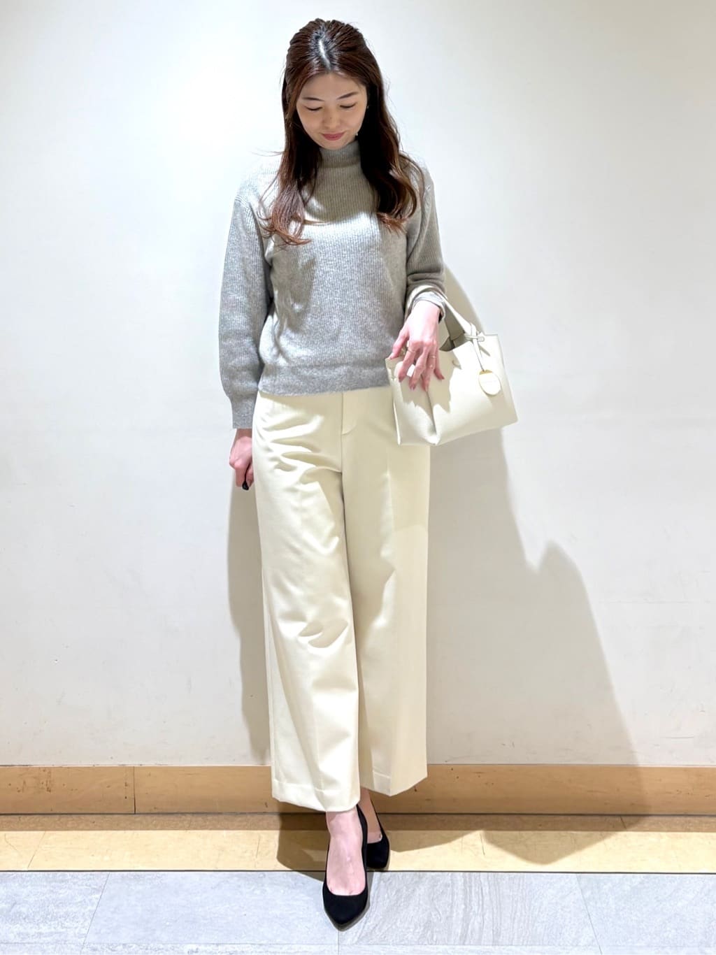 sakiさんの「COUP DE CHANCE｜【手洗い可】ストレートワイドパンツ」を使ったコーディネート
