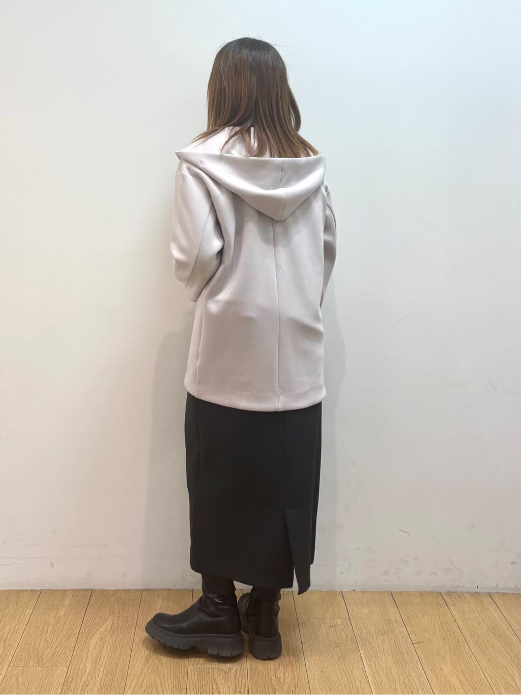 mikkoさんの「INDIVI｜【軽羽織り】フーディーライトコート」を使ったコーディネート