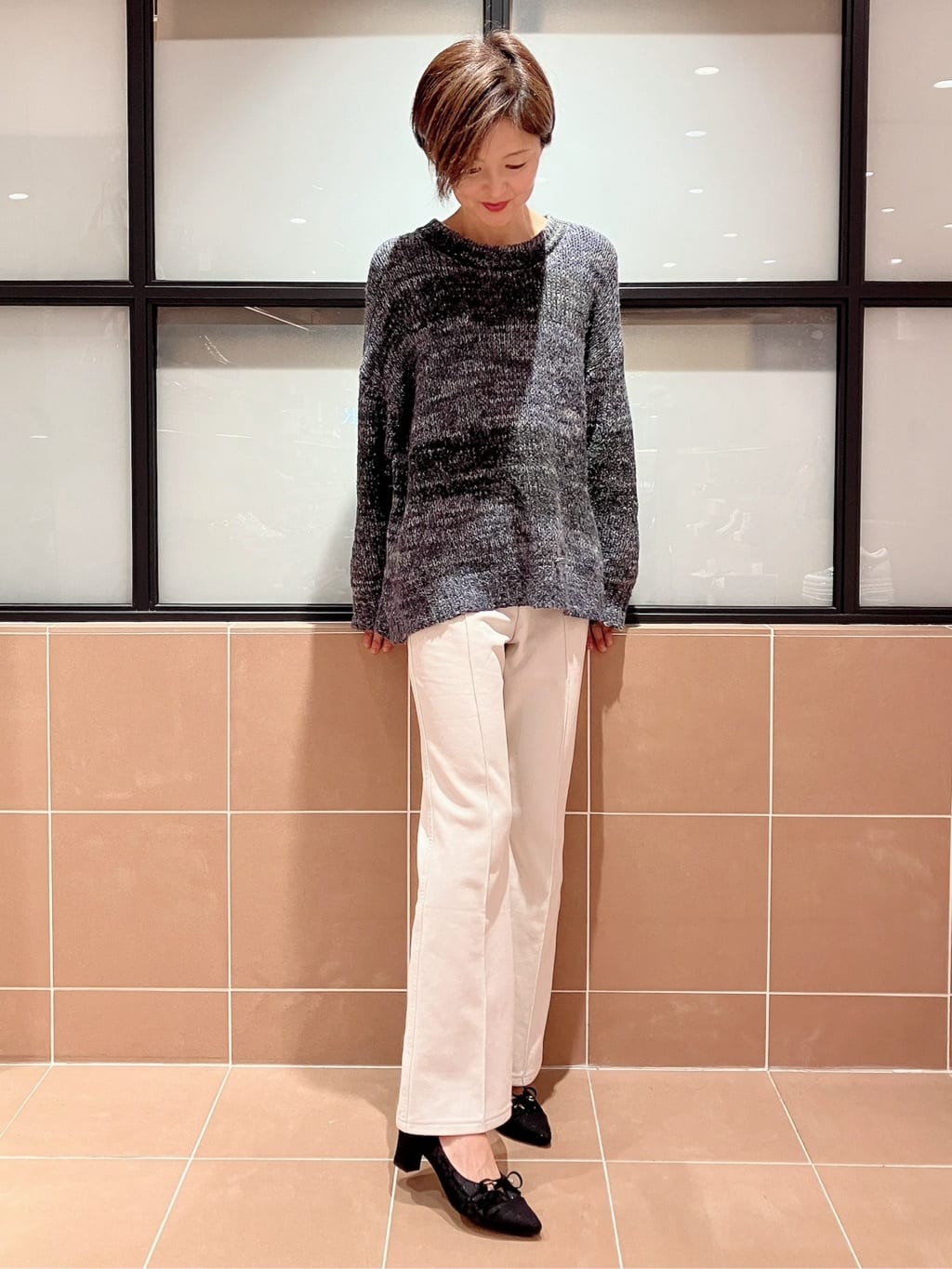 Ｋさんの「ESPERANZA｜ビジューリボンポインテッドパンプス」を使ったコーディネート