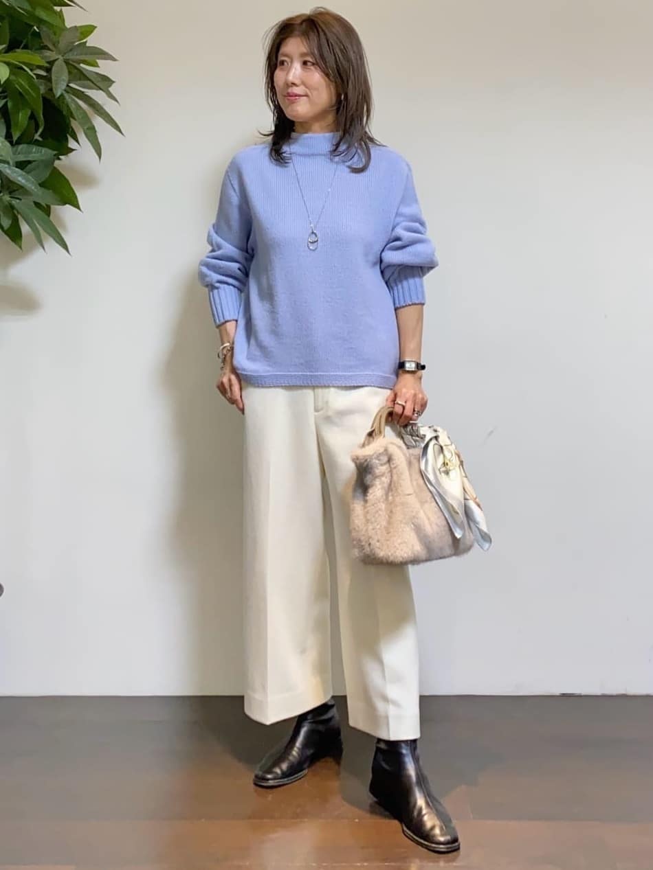 tomoさんの「UNTITLED｜【ミディ丈/軽やか】セミラグランリバー コート」を使ったコーディネート