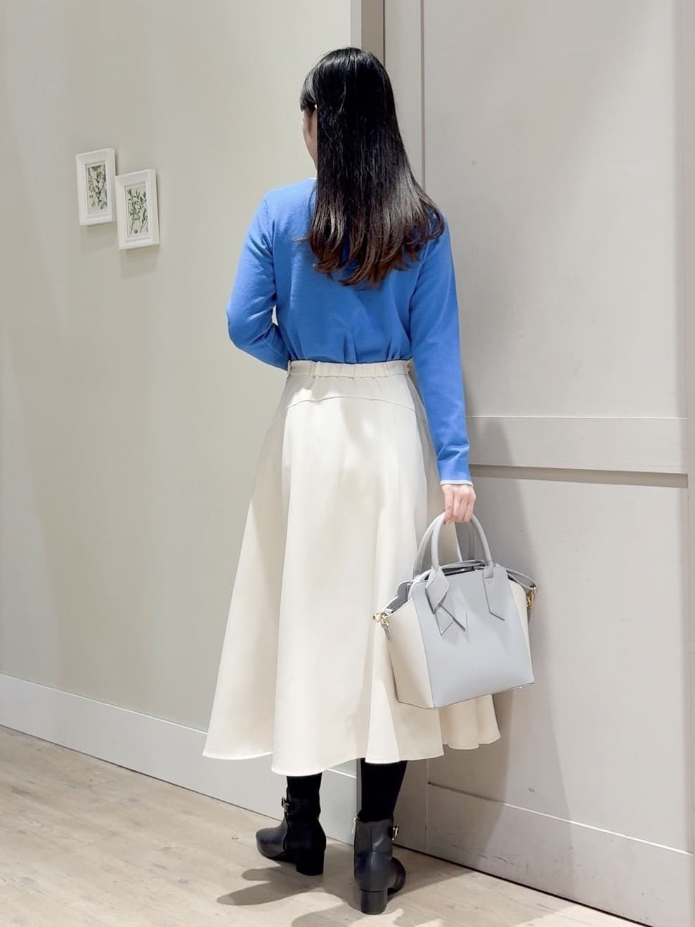 Mayuさんの「grove｜バイカラーハイネックニット」を使ったコーディネート