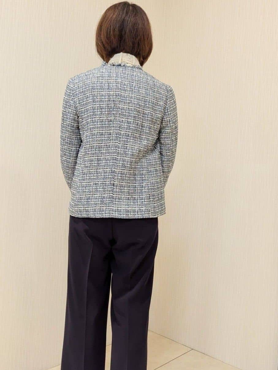 u-macoさんの「UNTITLED｜◆【セレモニー/華やか】2WAYボウタイブラウス」を使ったコーディネート