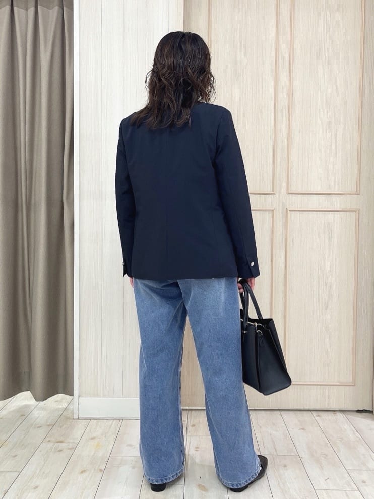 kaneさんの「SHOO･LA･RUE｜【セットアップ可/S-LL/洗濯機可】マニッシュに決まる ダブルブレストジャケット」を使ったコーディネート