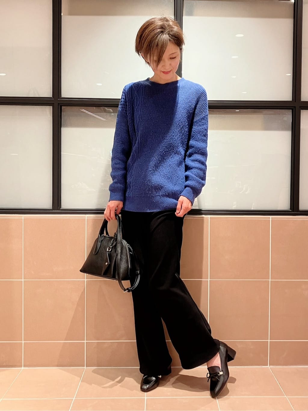 Ｋさんの「ESPERANZA｜ビジュー付リボンローファー」を使ったコーディネート