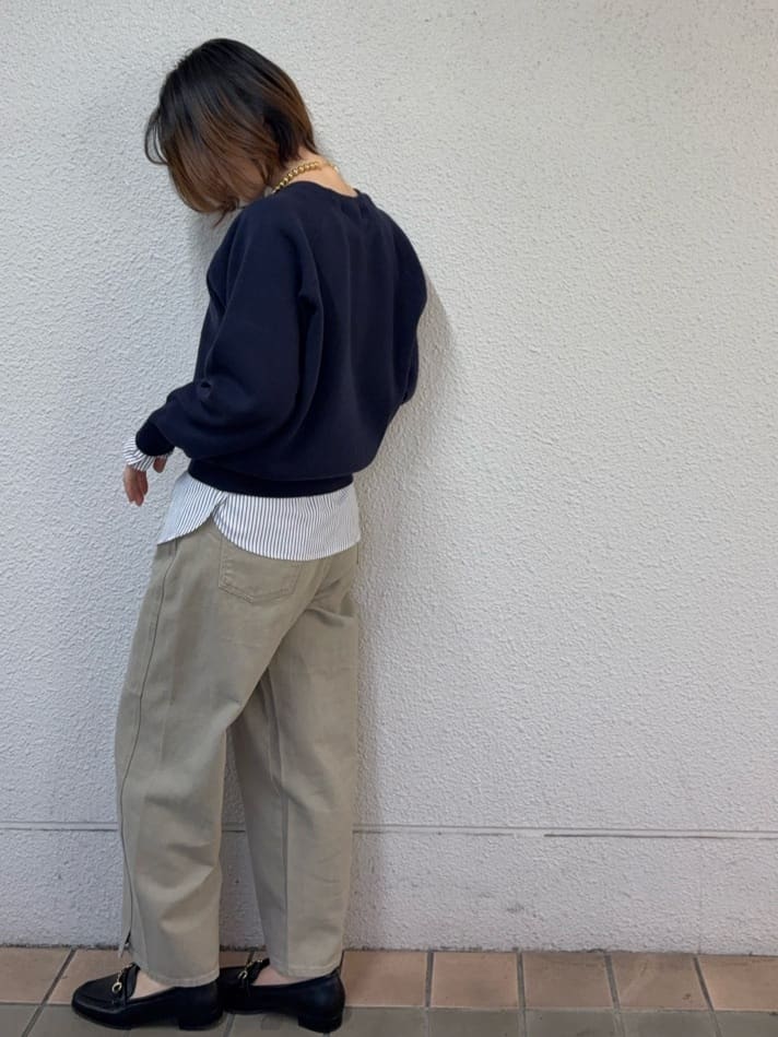risaさんの「OPAQUE.CLIP｜撥水ショートダウン【防風／抗菌防臭／洗濯機洗い可】《SS～LL》」を使ったコーディネート