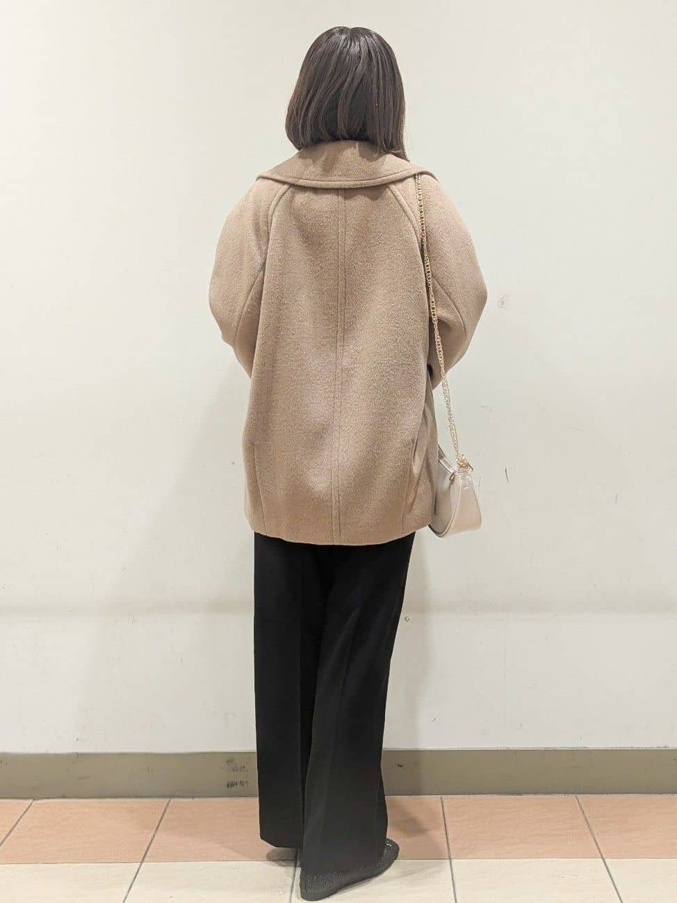 Miさんの「OPAQUE.CLIP｜カシミヤブレンドウールミドルピーコート」を使ったコーディネート