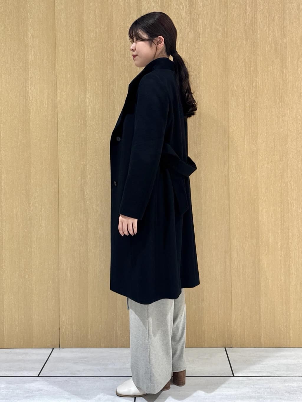 nanaさんの「UNTITLED｜【8色展開/洗える】ウールカシミヤ ハイネックニット」を使ったコーディネート