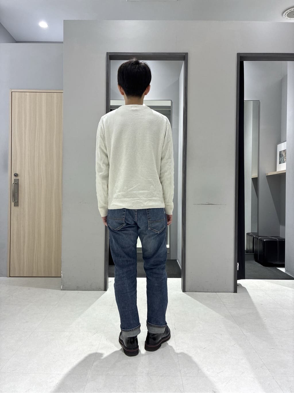 わいずみさんの「TAKEO KIKUCHI｜【None Of Stress】ストレッチ ダウンブルゾン」を使ったコーディネート