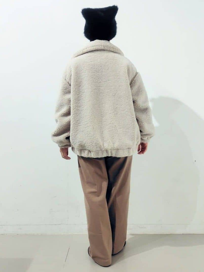 kodamaさんの「THE SHOP TK｜マシュマロタッチ ボアボンバージャケット」を使ったコーディネート