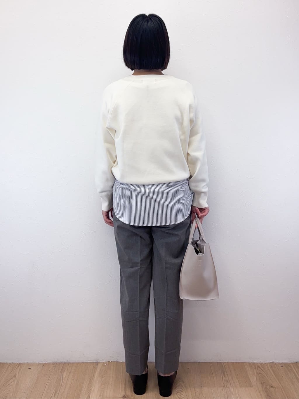 Takeさんの「OPAQUE.CLIP｜スウェットライクニット【洗濯機OK】」を使ったコーディネート