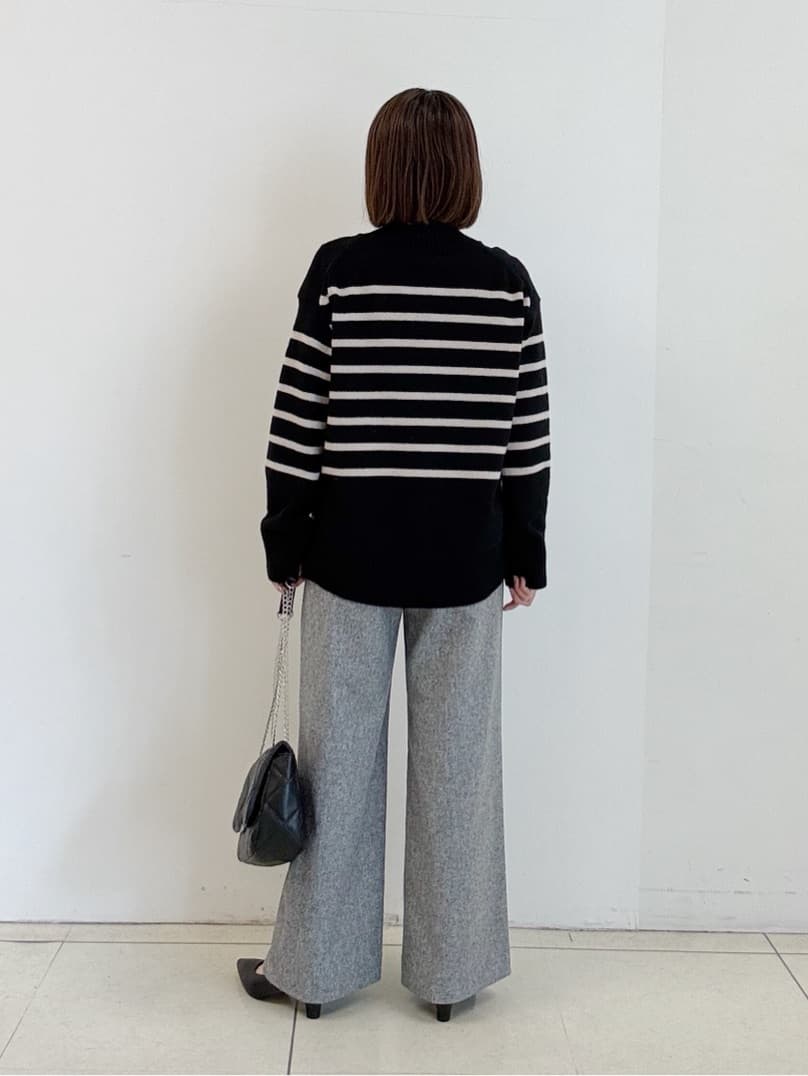 yoshiyaさんの「INDIVI｜キルトフラップバッグ」を使ったコーディネート