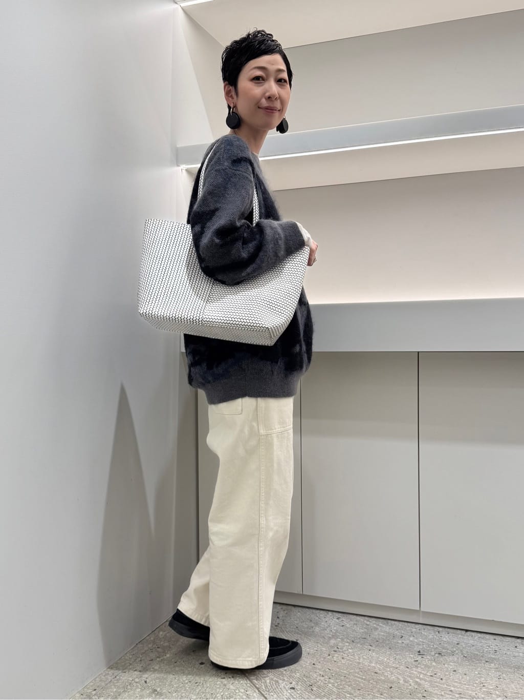 Kさんの「HIROKO HAYASHI｜OTTICA（オッティカ）トートバッグ」を使ったコーディネート