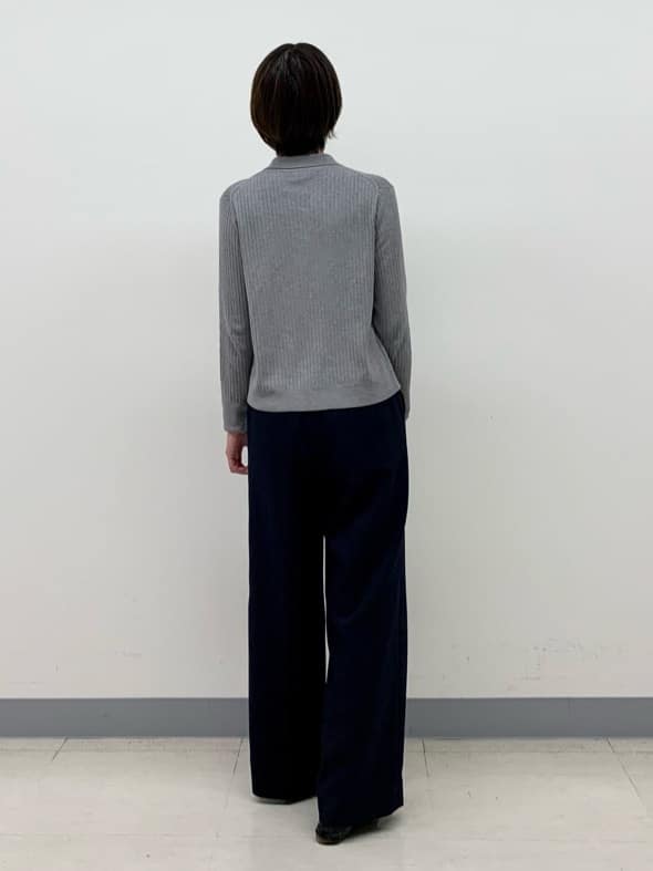 hikaruさんの「INDIVI｜【トレンド】衿付きワイドリブニット」を使ったコーディネート