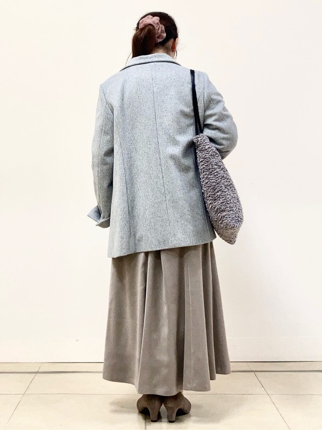 tomominさんの「Reflect｜【SS-4Lサイズ／衿が顔に当たらない◎】スタンドネックミドルコート」を使ったコーディネート