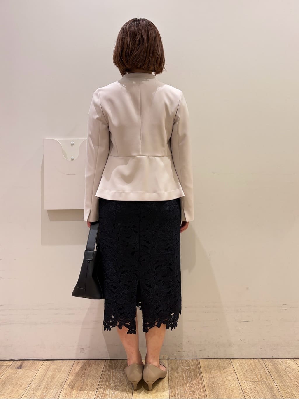 YUKOさんの「index｜ストレッチノーカラージャケット／セットアップ対応【洗濯機OK／防シワ／イージーアイロン】」を使ったコーディネート