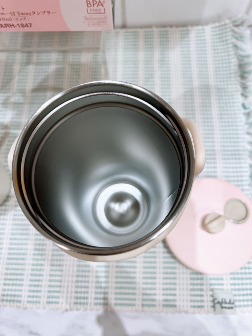 MUさんの「212 KITCHEN STORE｜トート ストロー付2wayタンブラー470ml PK」を使ったコーディネート