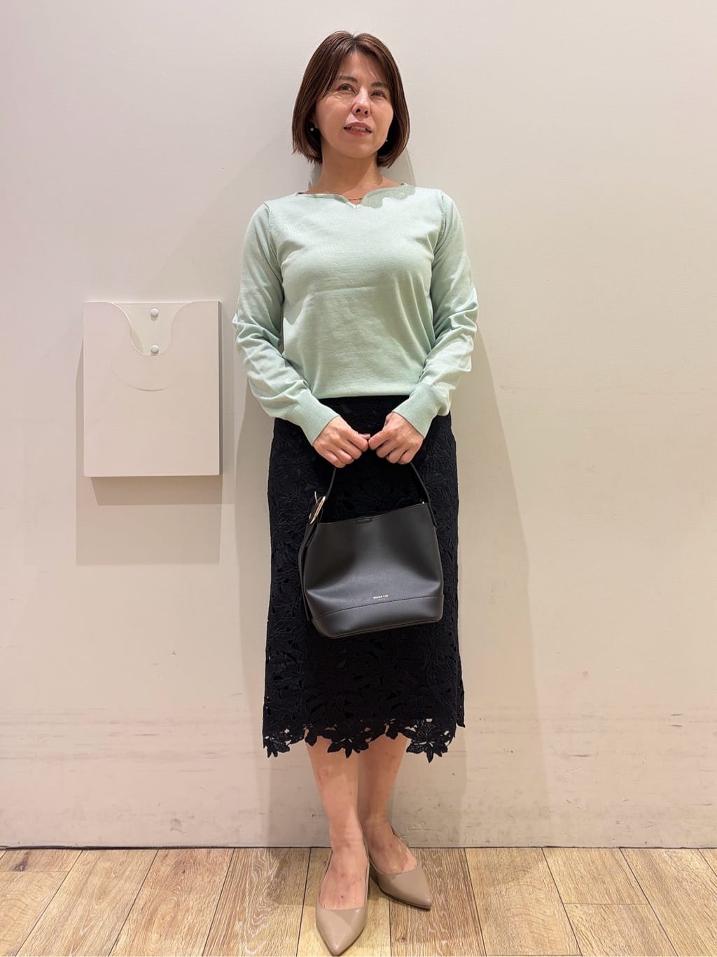 YUKOさんの「index｜ストレッチノーカラージャケット／セットアップ対応【洗濯機OK／防シワ／イージーアイロン】」を使ったコーディネート