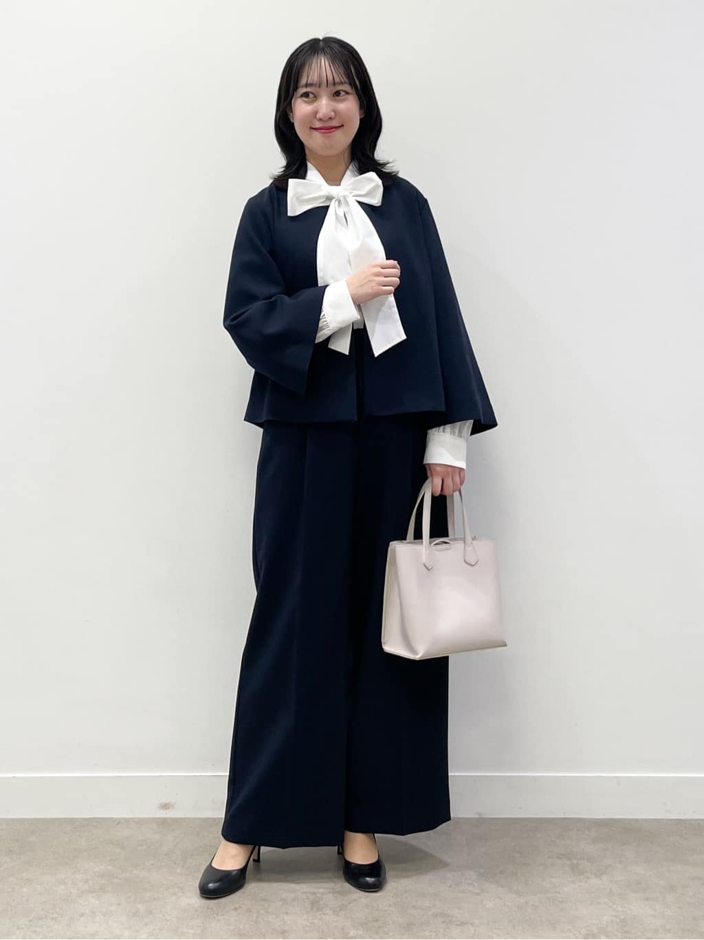 yukariさんの「Dessin｜【入卒/セレモニー】ボウタイリボンブラウス」を使ったコーディネート