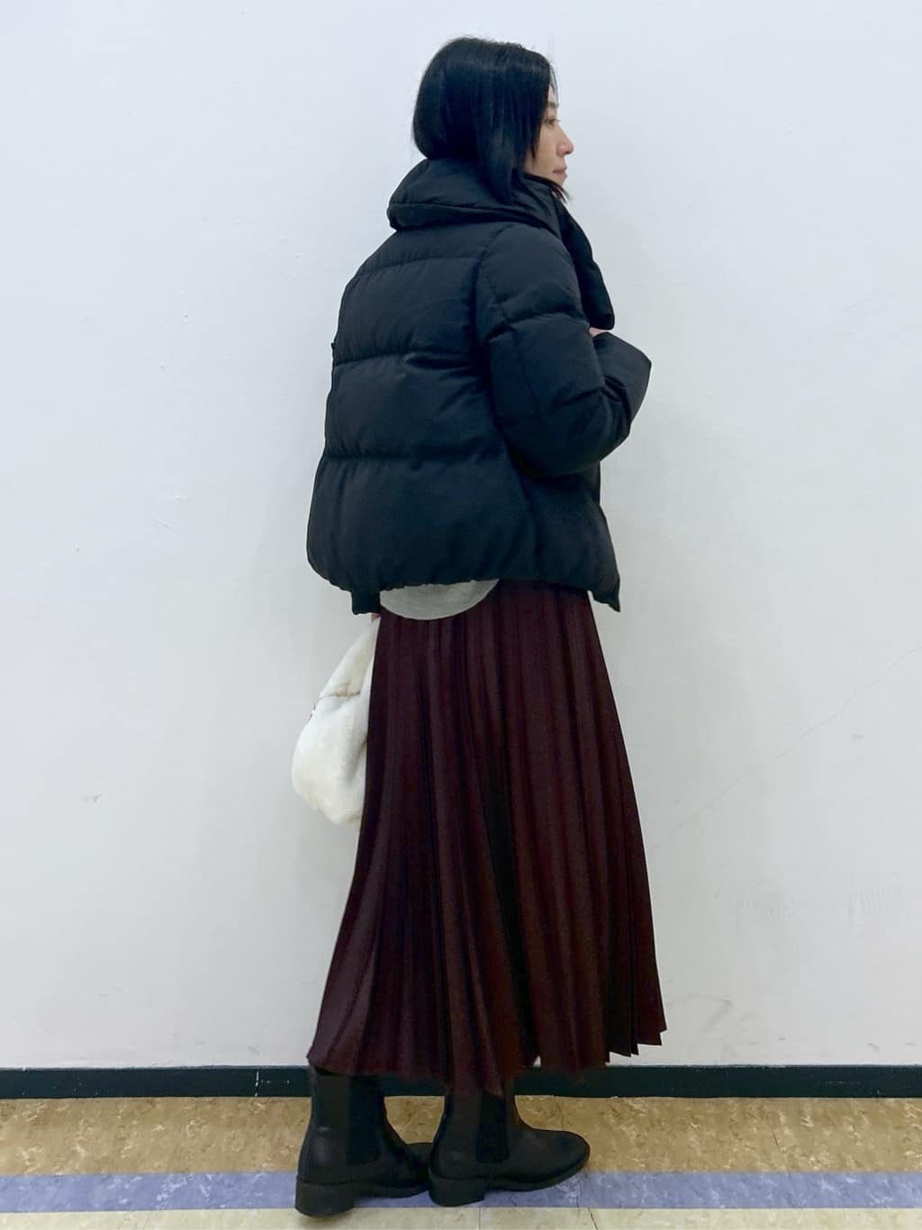 su.さんの「index｜KAWADAダウンショートコート【撥水／洗濯機OK／静電気防止裏地】《XS～LL》」を使ったコーディネート